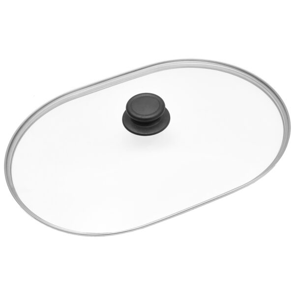 Sicherheits-Glasdeckel Oval-Bräter 40 x 27 cm kaufen » Pfannen Fordermaier - Onlineshop für Pfannen + Töpfe